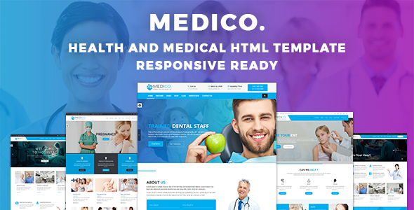 Hospital and Doctor Clinic HTML Template