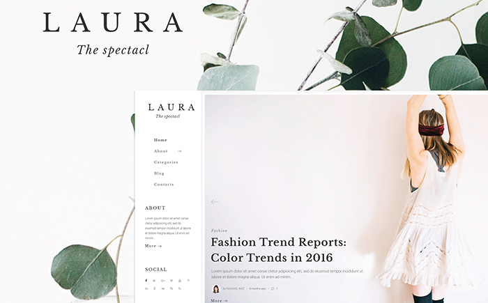 Women Blog WP Theme 