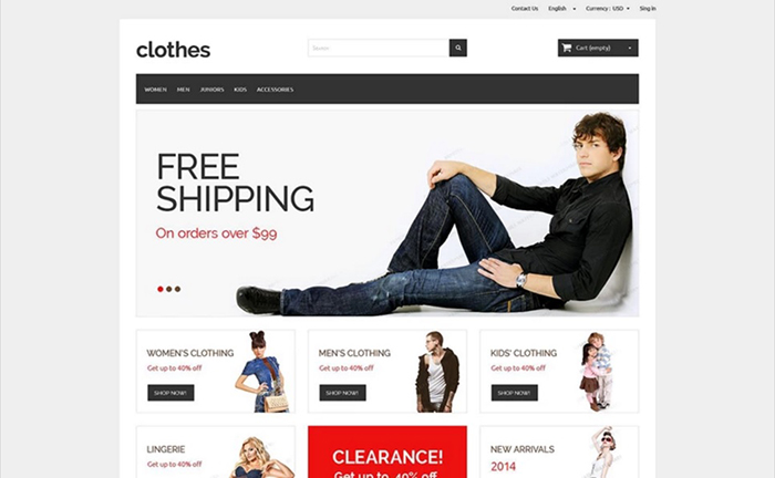 PrestaShop Multipurpose Responsive Theme 