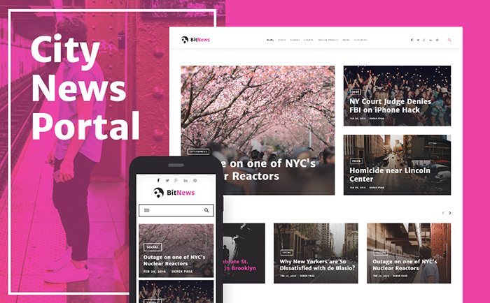 Magazine WordPress Theme