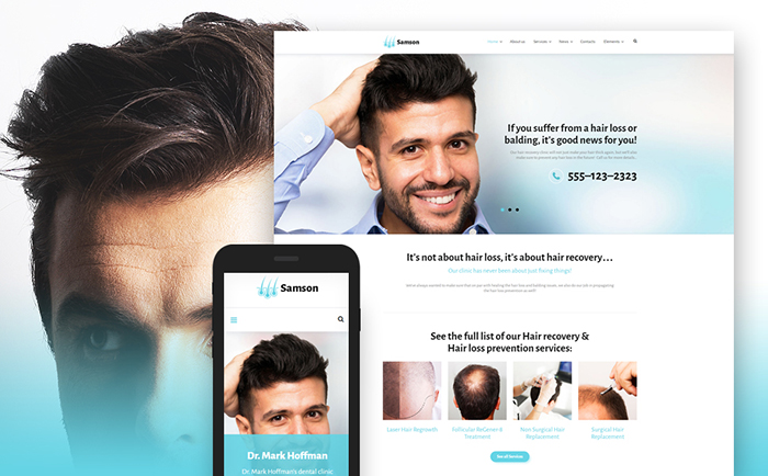 medical WordPress template