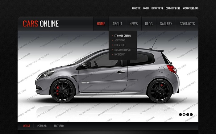 Auto Repair Service WordPress Theme