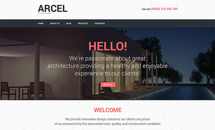 Architecture Responsive WordPress Theme