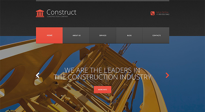 Skyscraper Construction WordPress Theme
