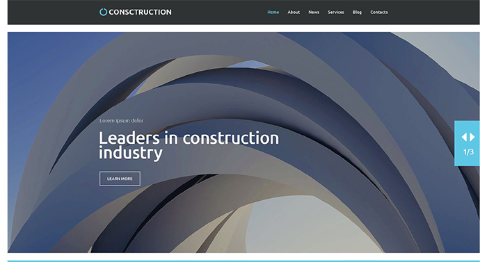 Construction Company WordPress Theme