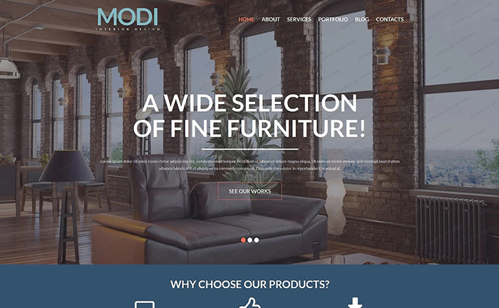 Interior Furniture WordPress Theme