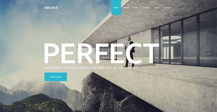 Architectural WordPress Theme