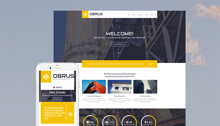 Construction WP Theme