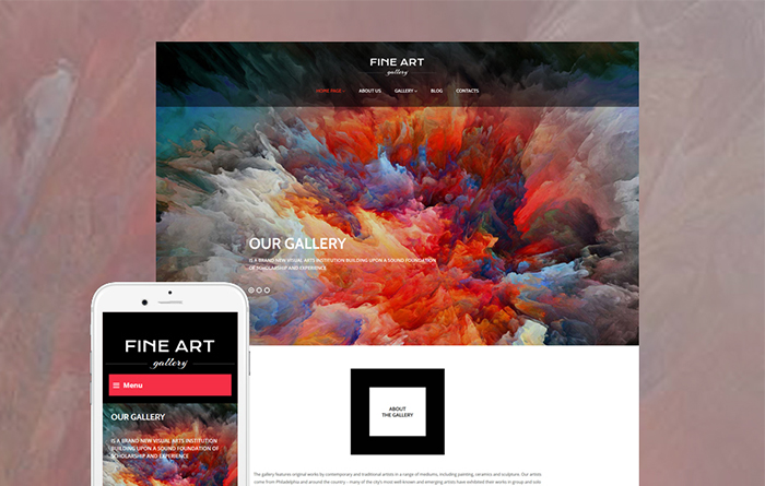 Art Gallery Responsive WordPress Theme