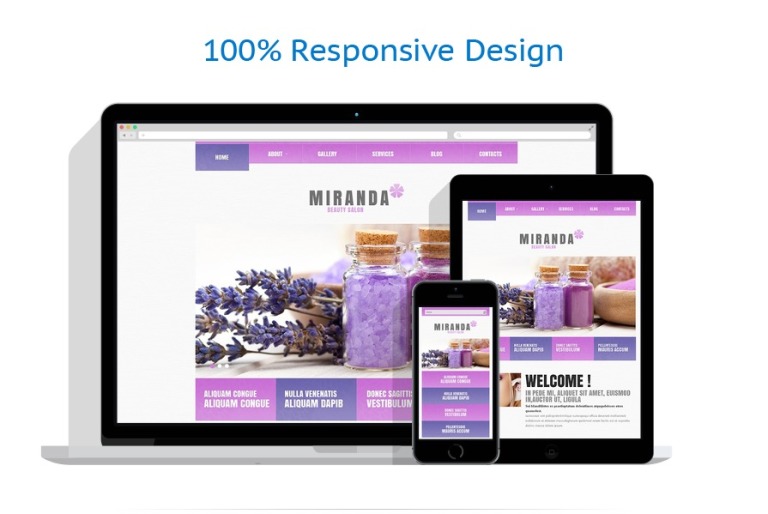 Beauty Salon Responsive Word Press Theme