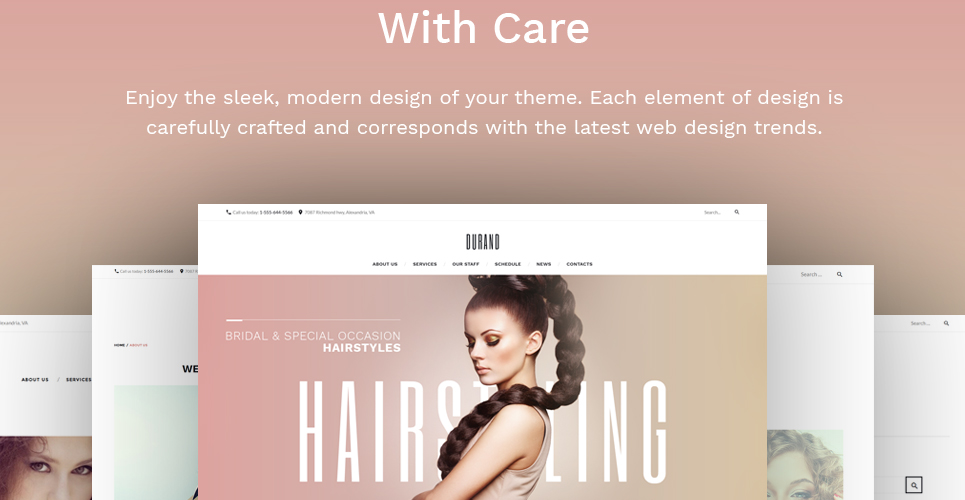 Hair Salon Word Press Theme