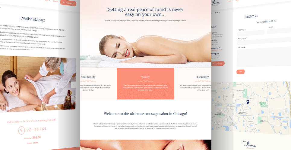 Massage Salon Responsive Word Press Theme