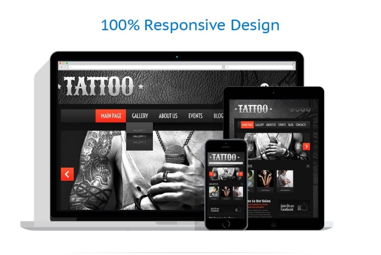 Tattoo Salon Word Press Theme