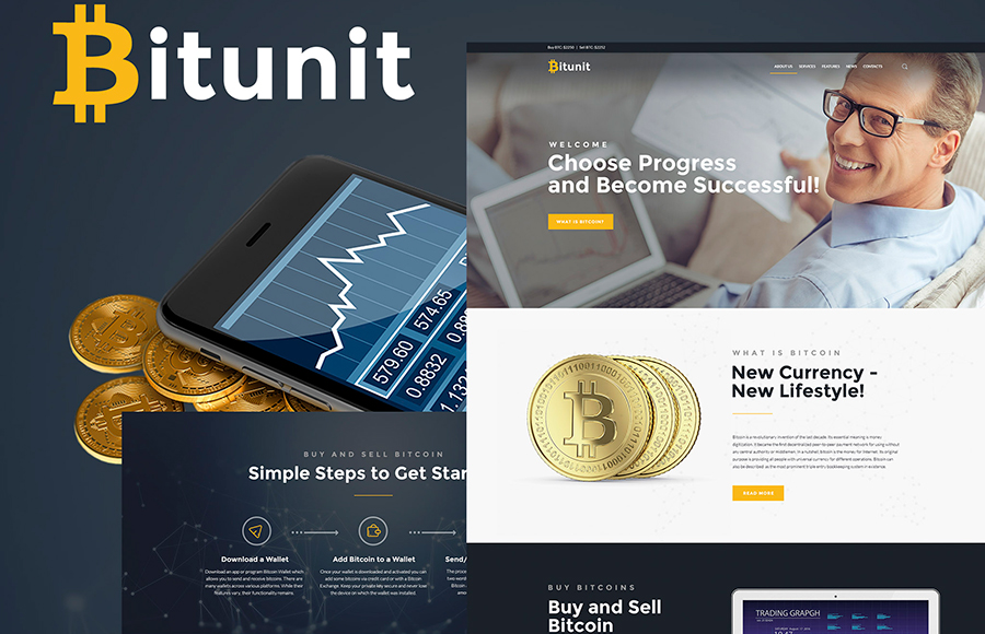 Bitcoin business WordPress Theme