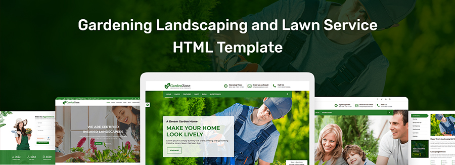 gardening website templates