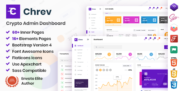 Chrev - Crypto Admin & Dashboard Template