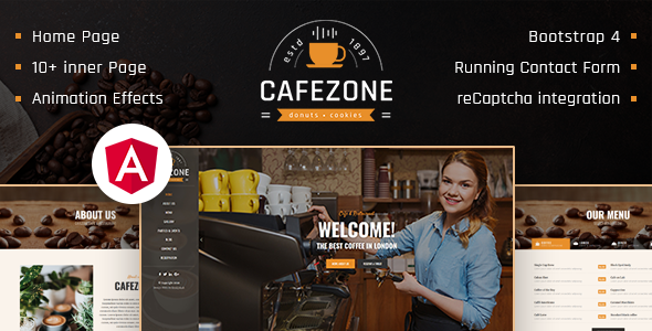 Angular CafeZone Preview Image