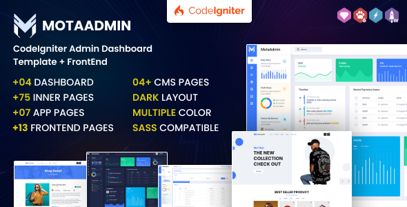  CodeIgniter Motaadmin Preview Image
