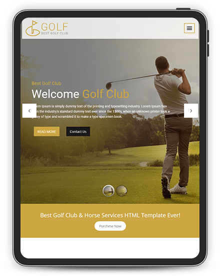 Golf Tablet Image
