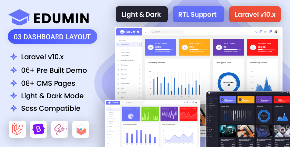  laravel edumin Preview Image