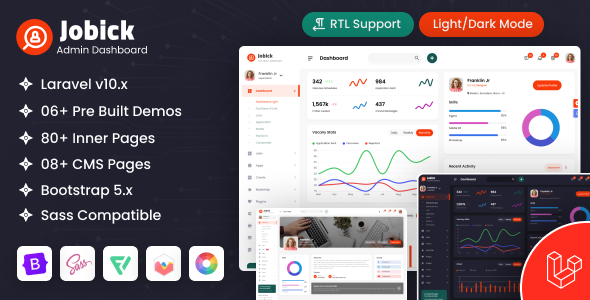  laravel Jobick Preview Image